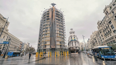 Timelapse del montaje de un evento